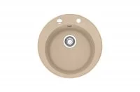 Мойка ROG 610-41, фрагранит бежевый, вентиль 3 1/2&quot; в комплекте