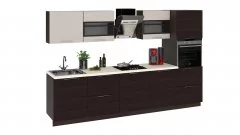 Кухонный гарнитур длиной - 300 см (с пеналом ПБ) «Латте-2»