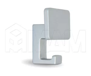 Крючок двухрожковый хром матовый: PA.0273.AP