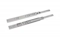 Комплект шариковых направляющих h.45, L=350мм полного выдвижения с доводчиком, отделка цинк Комплект шариковых направляющих h.45, L=350мм полного выдвижения с доводчиком, отделка цинк