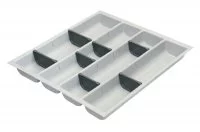 Composit 45 Ёмкость для столовых приборов в базу 450, цвет светло-серый/темно-серый (глянцевый)