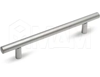 Ручка-рейлинг 128мм никель матовый: U-008-128-G6