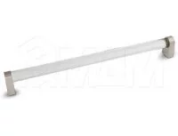 Ручка-рейлинг 320мм нерж. сталь/стекло прозрачное: E20.0320.SSG