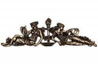 Накладка декоративная, отделка бронза "Валенсия"