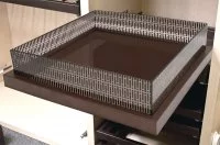 Ящик стеклянный Н=100 для рамки в базу 680, арабика с шелкографией