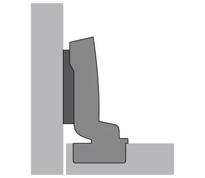 Hettich: 9091600: Петля Sensys 8661, -4 мм, TH 52 O35, Под прикручивание