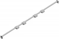 Механизм для вставки стола 2 х 500мм или 1 х 1000 мм, отделка цинк/серая