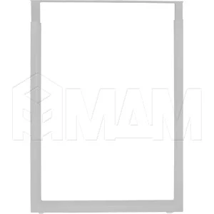 Опора для стола П-образная, 60х30, H820-870(+5мм), белый, 1шт.: ПТ60X30/820-870 WH