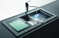 Schock: 629033 Разделочная доска для мойки Domus D100,150 390x300x4 стекло