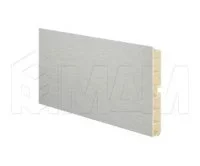 Цоколь пластиковый (высота 120, длина 4000 мм), нержавеющая сталь: 12.0034 4M