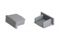 Заглушка глухая для профиля 1707, цвет серый