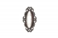 Накладка под ключ, отделка серебро старое