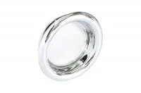 Ручка врезная, отделка хром глянец