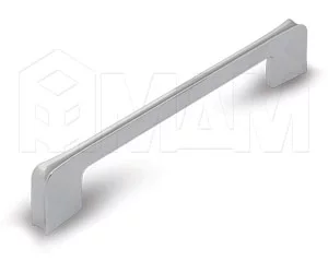 BAUNS Ручка-скоба 128мм хром матовый: C-2934.G6