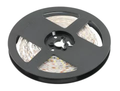 GTV: Светодиодная лента Flash 2835, 600 LED теплый белый, 60W без силикона 10mm, 5m, 12V (2 кабеля): LD-2835-600-20-CB