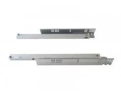 Направляющие скрытого монтажа Firmax (полного выдвижения) L=350мм, для ЛДСП 16 мм с доводчиком, (2 направляющие + 2 крепления)