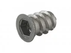 BU01 Муфта M6, D=9,5 мм, L-13 мм, цинк