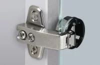 Hettich: 1001093: Петля Perfekt 5737 для стеклянных дверей угол корпуса W90 угол 95°, чашка T1 диаметр 26