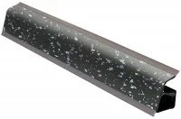 104.Бортик овальный L=4000, серая искра глянец