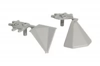 Комплект углов 90&quot; для треугольного бортика M3530/M3540/M3545, цвет 07 серый