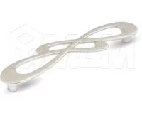 Ручка-скоба 128мм серебро Венецианское: WMN.602.128.00M5