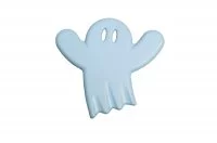 Ручка-кнопка, отделка голубая