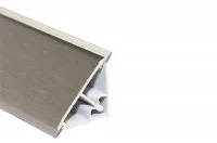 Бортик треугольный L=4000, под шлифованный алюминий