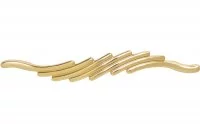 Ручка-скоба 160мм, отделка золото