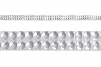 Профиль декоративный M149, L=1000 мм, отделка хром глянец