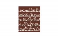 Стеновая панель Мокко, 450х540х6мм, стекло