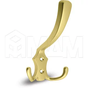 Крючок трехрожковый золото матовое: WP5903/MAT