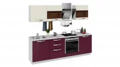 Кухонный гарнитур длиной - 240 см (со шкафом НБ)