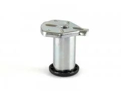 Ножка накладная регулируемая для шкафа H=60мм,пластиковым подпятником, сталь, замак Ножка накладная регулируемая для шкафа H=60мм,пластиковым подпятником, сталь, замак