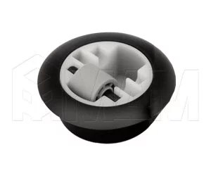 Опора колесная, поворотная, черная: RU55PNE Опора колесная, поворотная, черная: RU55PNE