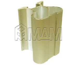 Профиль-ручка симм. золото L=5700: №9 ЛАЙТ 0606