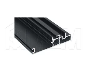 PS19 Вертик. профиль-ручка широк., черный, L-6000: PR197903009PR