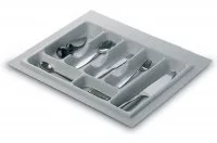 Ёмкость в базу 600 для столовых приборов, цвет светло-серый