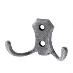 GTV: Крючок мебельный WZ-B0-K24-07 античное серебро: WZ-B0-K24-07