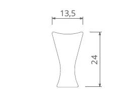 Nomet: Ручка металлическая модерн - C-2050-180.A11