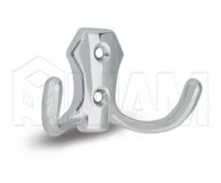 Крючок двухрожковый хром: WP8904 Крючок двухрожковый хром: WP8904