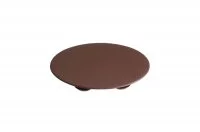 Заглушка d.35мм для стяжки червячной, отделка коричневая