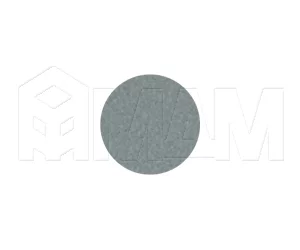 Заглушка самоклеящаяся серый металлик, D20 мм (18 шт.): 20.022-HM