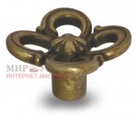 Ручка-кнопка бронза состаренная: WPO.636.031.00D1