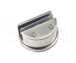 Компл. петель для стекл. двери, никель матовый: 3005 MN