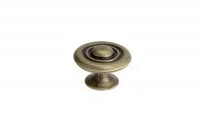 Ручка-кнопка, отделка бронза матовая