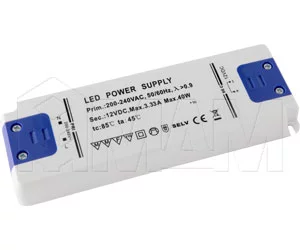 Блок питания AC-230/DC-12V, IP31, 40W: LSA-PS12V-IP31-40W