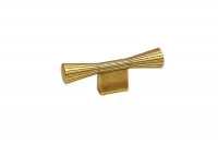 Ручка-кнопка 16мм, отделка бронза античная французская