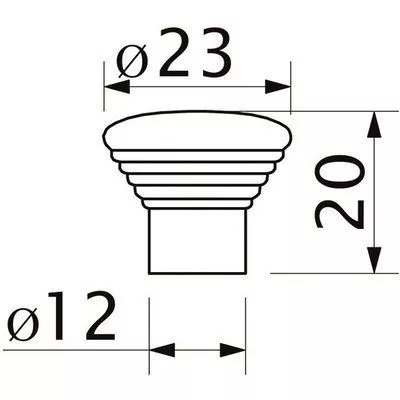 GTV: Мебельная ручка, алюминий GZ-ZH-011-05A