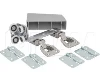 PS23 Компл. роликов и аксессуаров для складной двери (правый): PS23DR