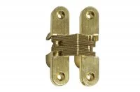 Петля скрытая для дверей и фасадов толщиной от 23мм, отделка латунь